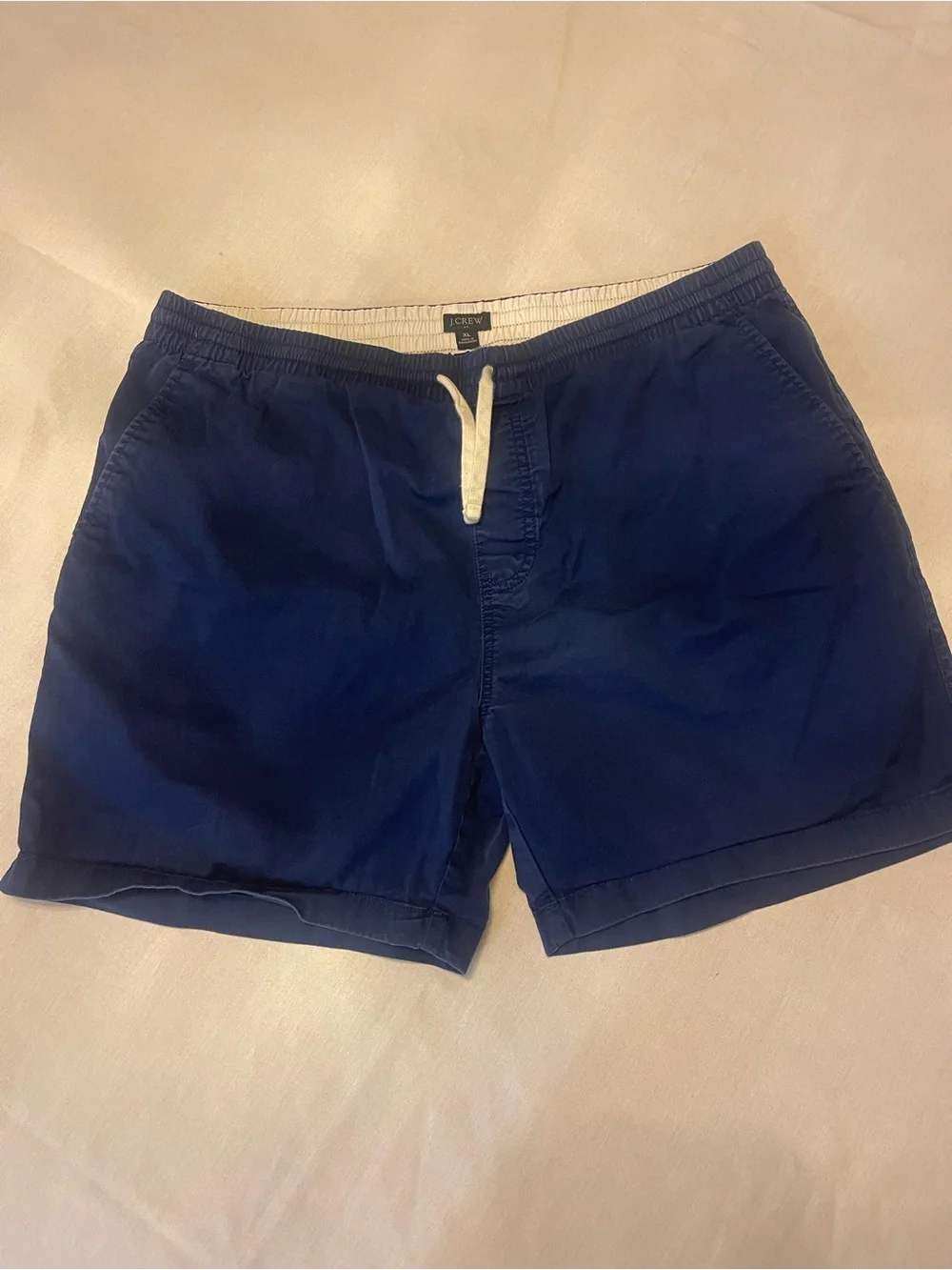 J. Crew Navy Drawstring Men's Shorts XL